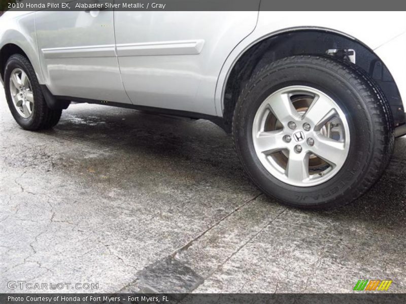 Alabaster Silver Metallic / Gray 2010 Honda Pilot EX