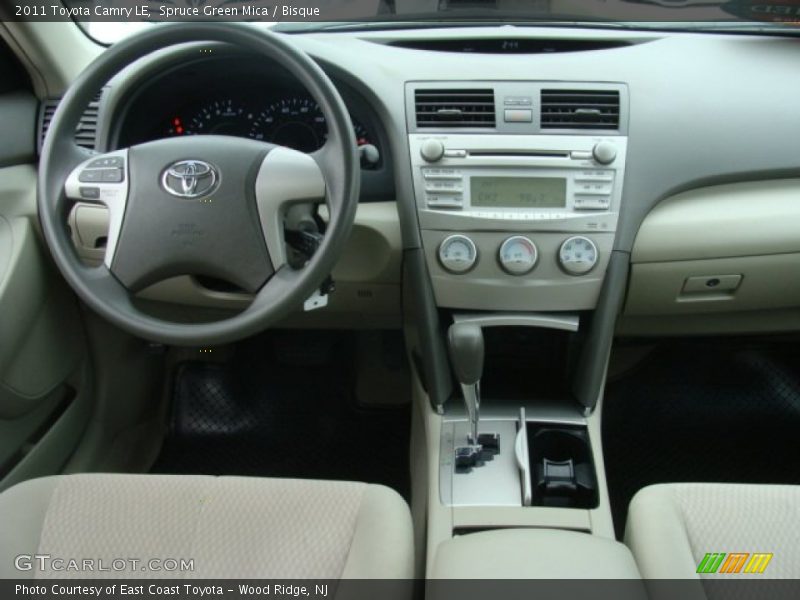 Dashboard of 2011 Camry LE