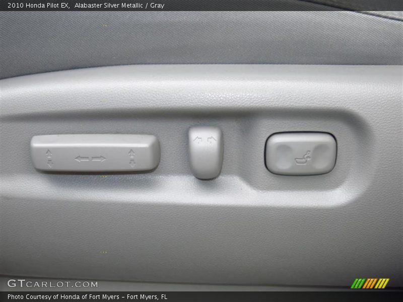 Alabaster Silver Metallic / Gray 2010 Honda Pilot EX