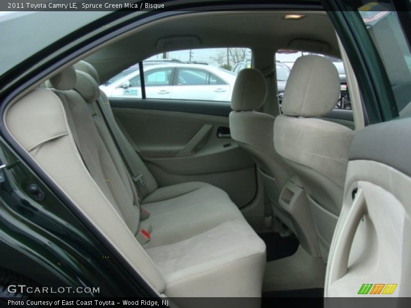 Rear Seat of 2011 Camry LE