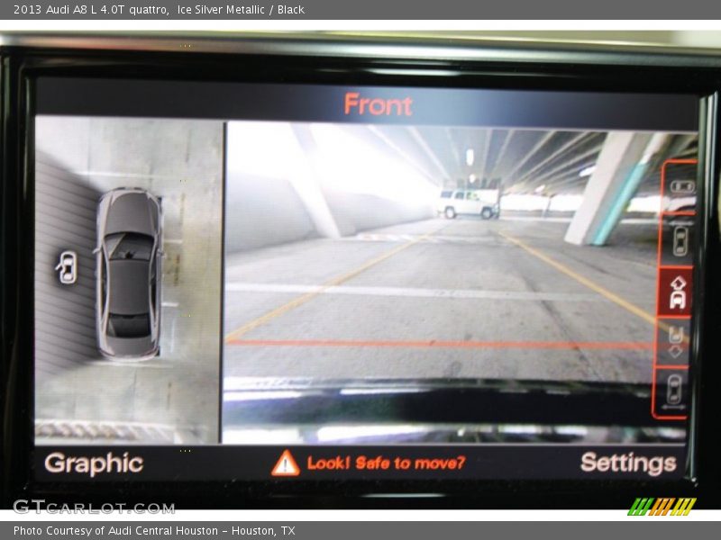 Ice Silver Metallic / Black 2013 Audi A8 L 4.0T quattro