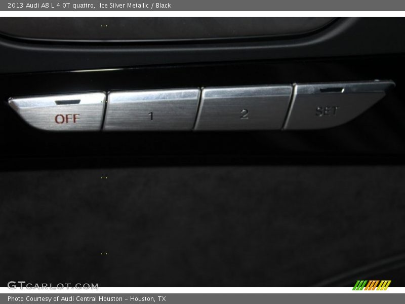 Ice Silver Metallic / Black 2013 Audi A8 L 4.0T quattro