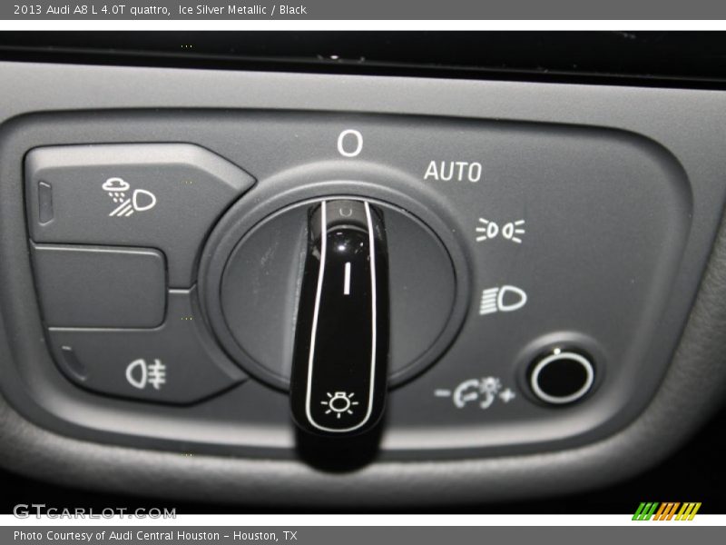Ice Silver Metallic / Black 2013 Audi A8 L 4.0T quattro