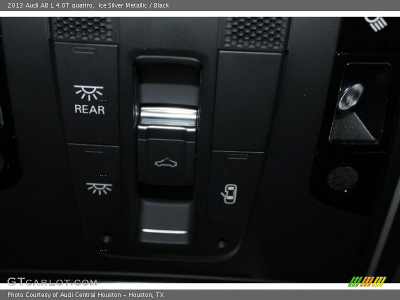 Ice Silver Metallic / Black 2013 Audi A8 L 4.0T quattro