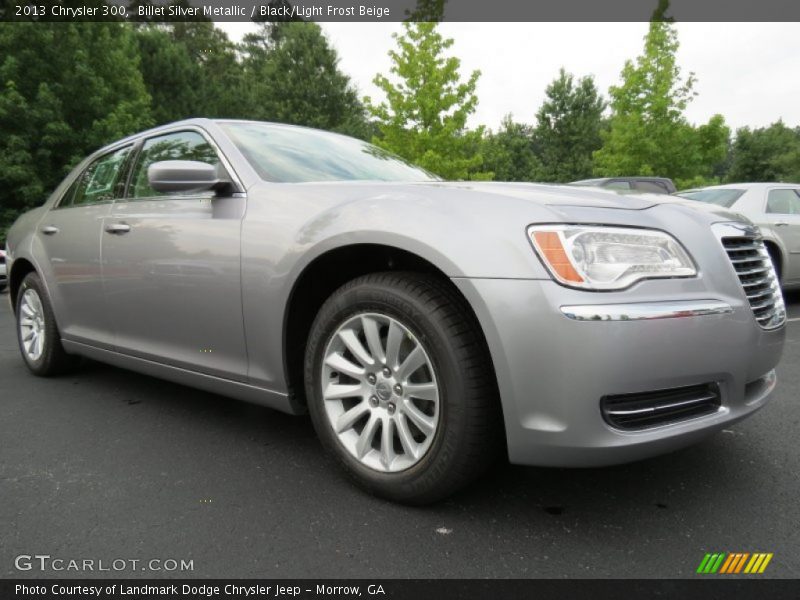 Billet Silver Metallic / Black/Light Frost Beige 2013 Chrysler 300