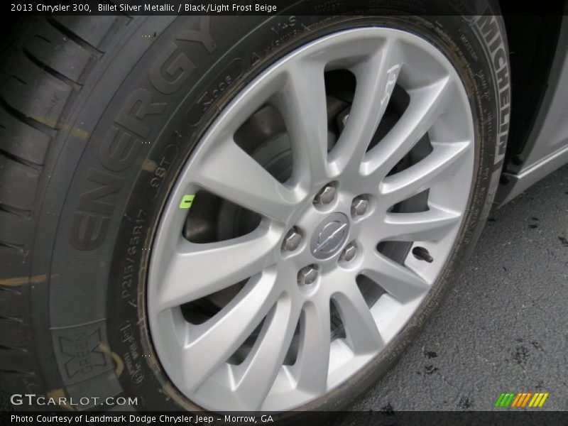Billet Silver Metallic / Black/Light Frost Beige 2013 Chrysler 300