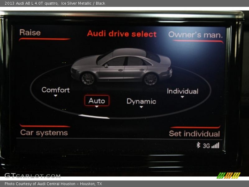 Ice Silver Metallic / Black 2013 Audi A8 L 4.0T quattro