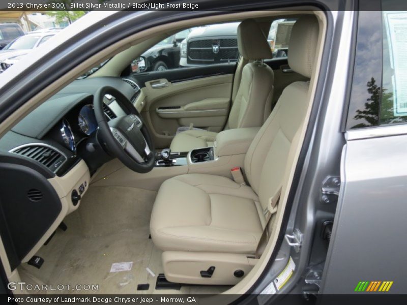 Billet Silver Metallic / Black/Light Frost Beige 2013 Chrysler 300