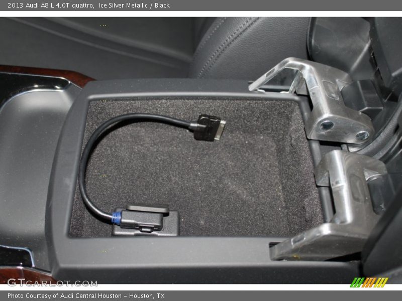 Ice Silver Metallic / Black 2013 Audi A8 L 4.0T quattro