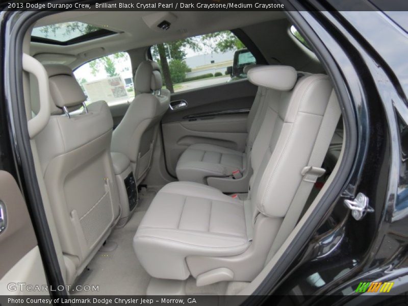 Brilliant Black Crystal Pearl / Dark Graystone/Medium Graystone 2013 Dodge Durango Crew