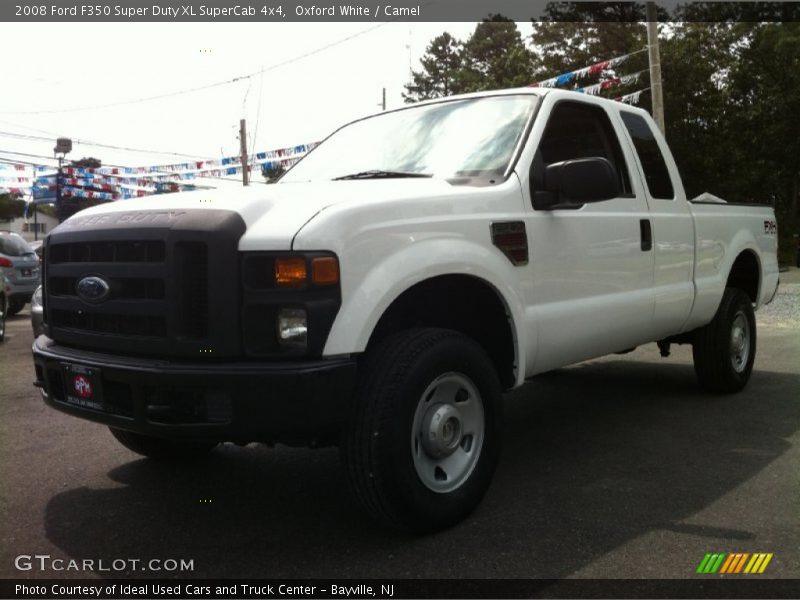 Oxford White / Camel 2008 Ford F350 Super Duty XL SuperCab 4x4
