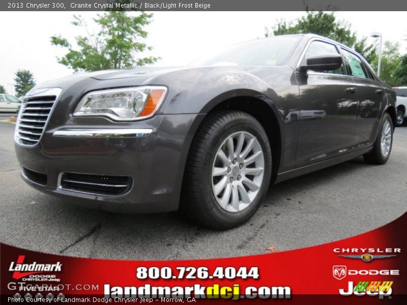 Granite Crystal Metallic / Black/Light Frost Beige 2013 Chrysler 300