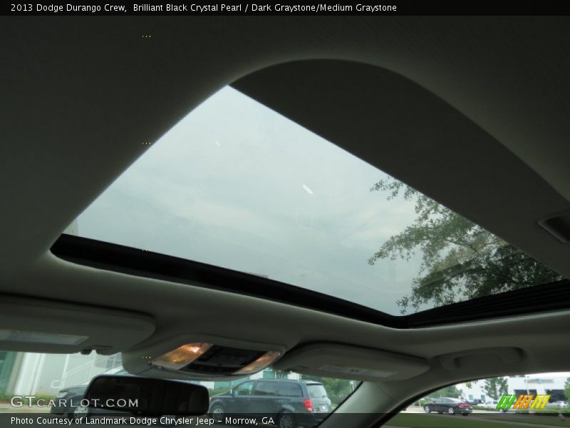 Brilliant Black Crystal Pearl / Dark Graystone/Medium Graystone 2013 Dodge Durango Crew