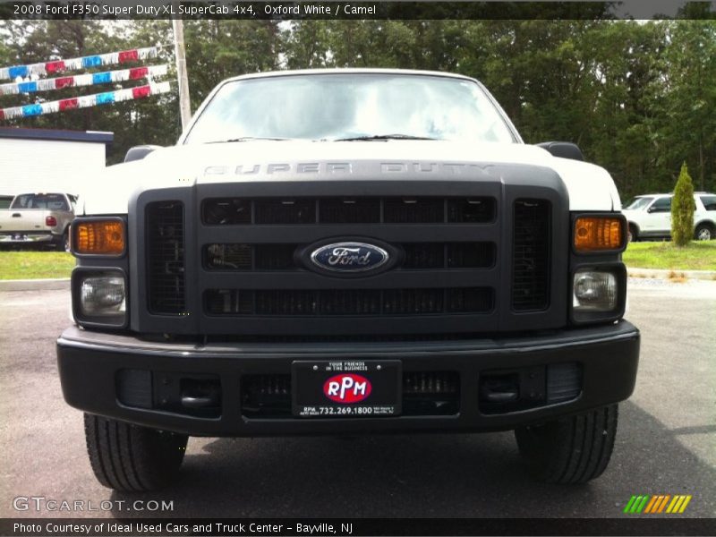 Oxford White / Camel 2008 Ford F350 Super Duty XL SuperCab 4x4
