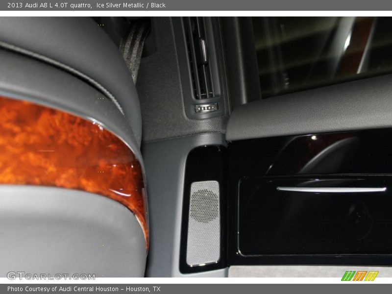 Ice Silver Metallic / Black 2013 Audi A8 L 4.0T quattro