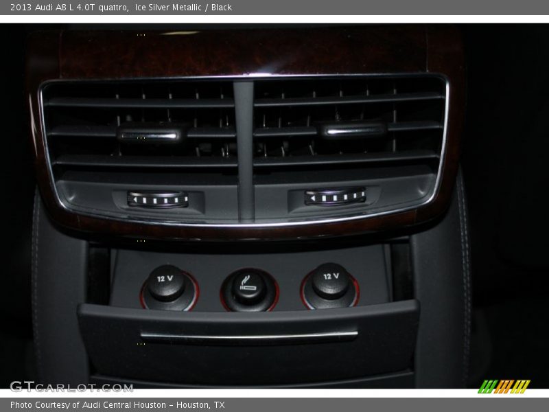 Ice Silver Metallic / Black 2013 Audi A8 L 4.0T quattro