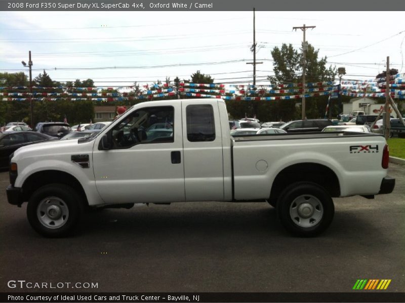 Oxford White / Camel 2008 Ford F350 Super Duty XL SuperCab 4x4