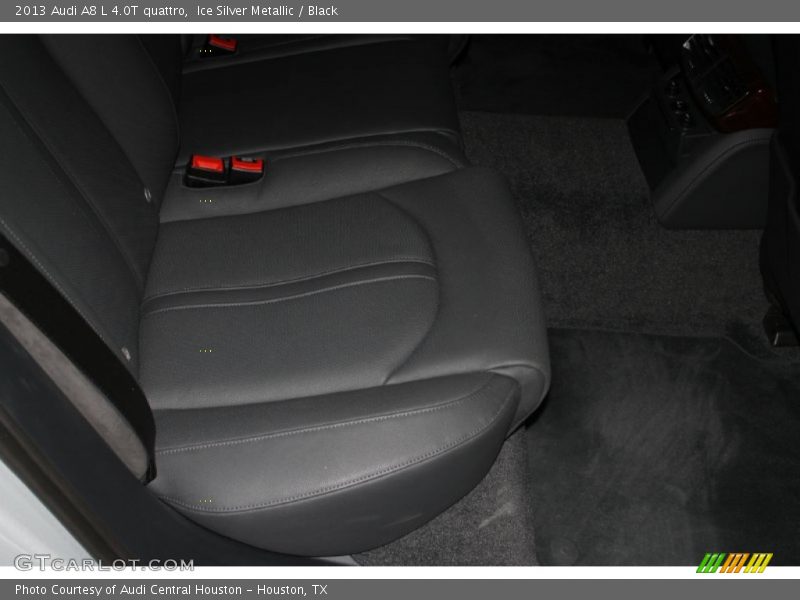 Ice Silver Metallic / Black 2013 Audi A8 L 4.0T quattro