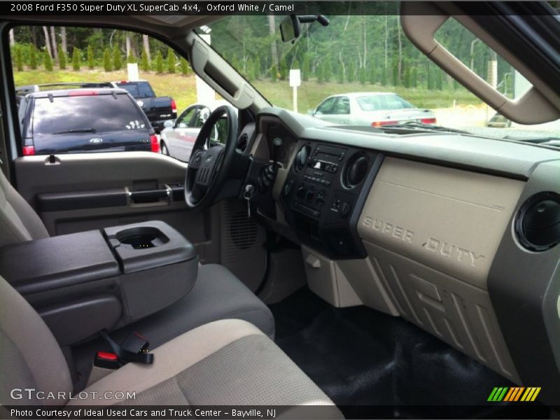 Oxford White / Camel 2008 Ford F350 Super Duty XL SuperCab 4x4