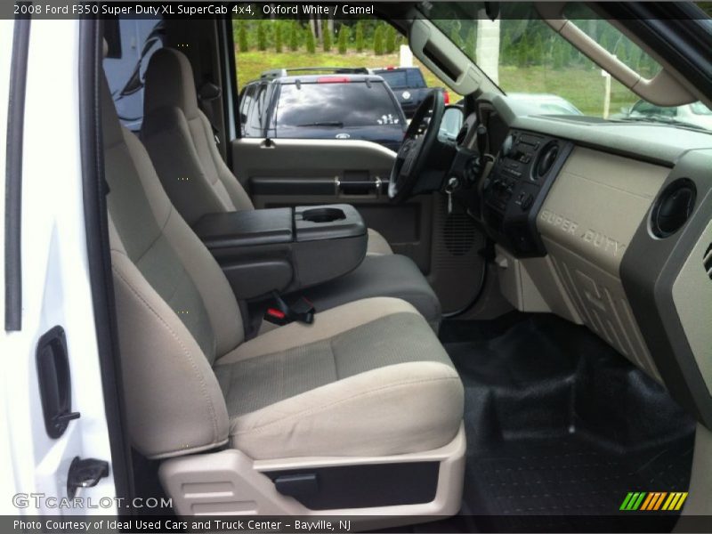 Oxford White / Camel 2008 Ford F350 Super Duty XL SuperCab 4x4