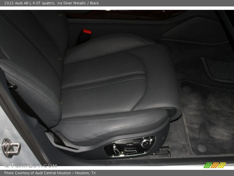 Ice Silver Metallic / Black 2013 Audi A8 L 4.0T quattro