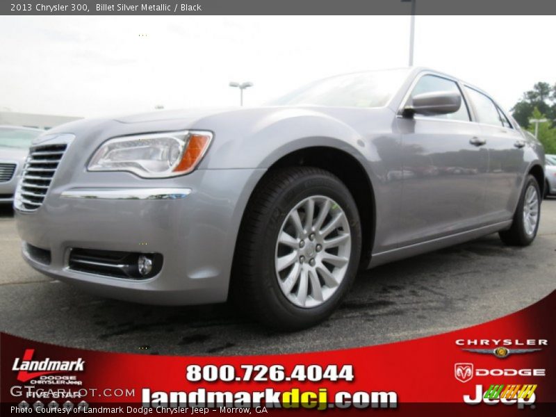 Billet Silver Metallic / Black 2013 Chrysler 300