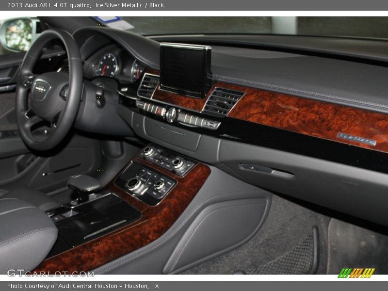 Ice Silver Metallic / Black 2013 Audi A8 L 4.0T quattro