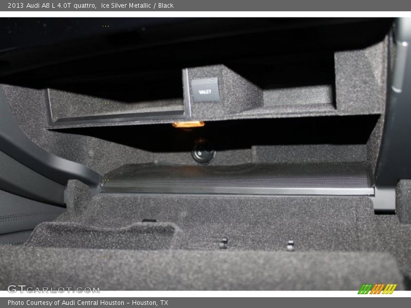 Ice Silver Metallic / Black 2013 Audi A8 L 4.0T quattro