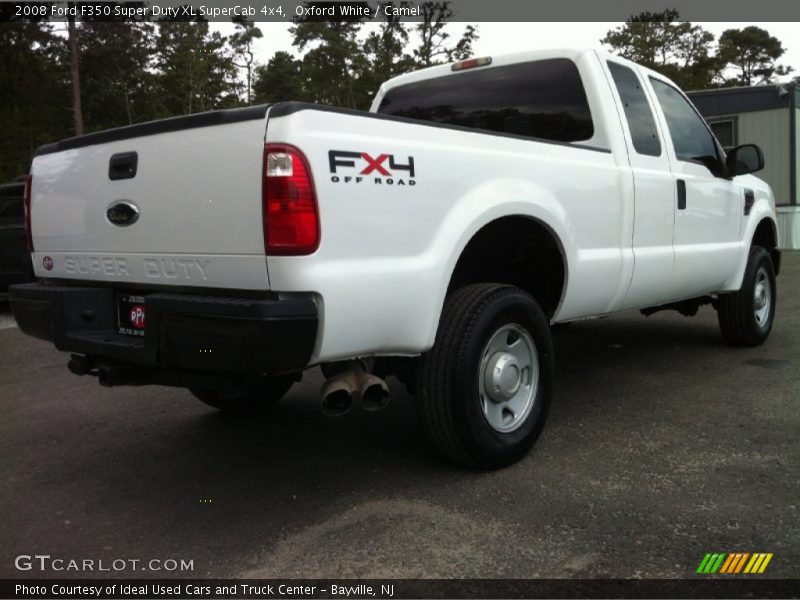 Oxford White / Camel 2008 Ford F350 Super Duty XL SuperCab 4x4