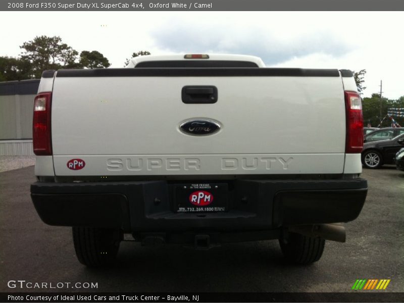 Oxford White / Camel 2008 Ford F350 Super Duty XL SuperCab 4x4