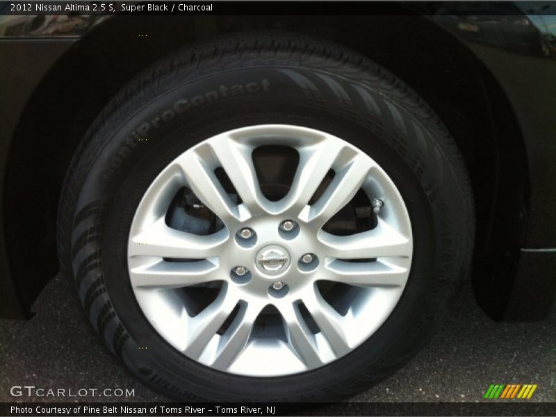 Super Black / Charcoal 2012 Nissan Altima 2.5 S