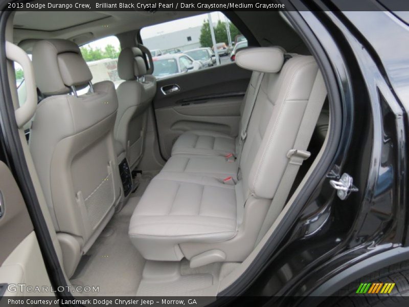Brilliant Black Crystal Pearl / Dark Graystone/Medium Graystone 2013 Dodge Durango Crew
