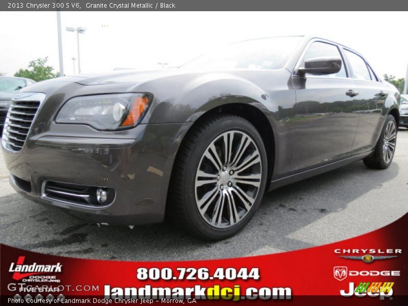 Granite Crystal Metallic / Black 2013 Chrysler 300 S V6