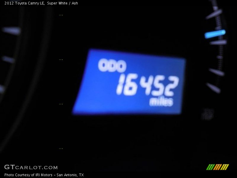 Super White / Ash 2012 Toyota Camry LE