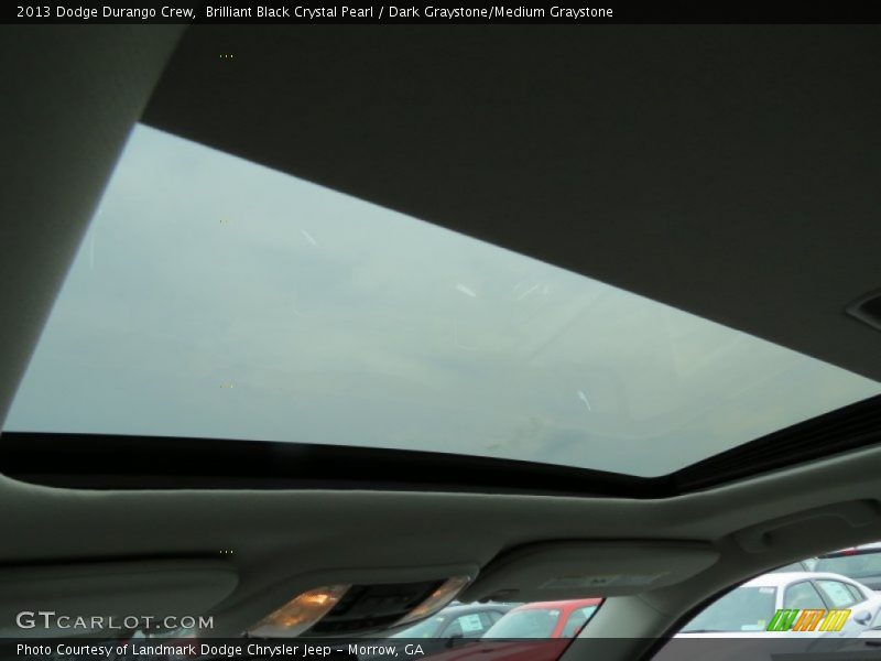 Brilliant Black Crystal Pearl / Dark Graystone/Medium Graystone 2013 Dodge Durango Crew