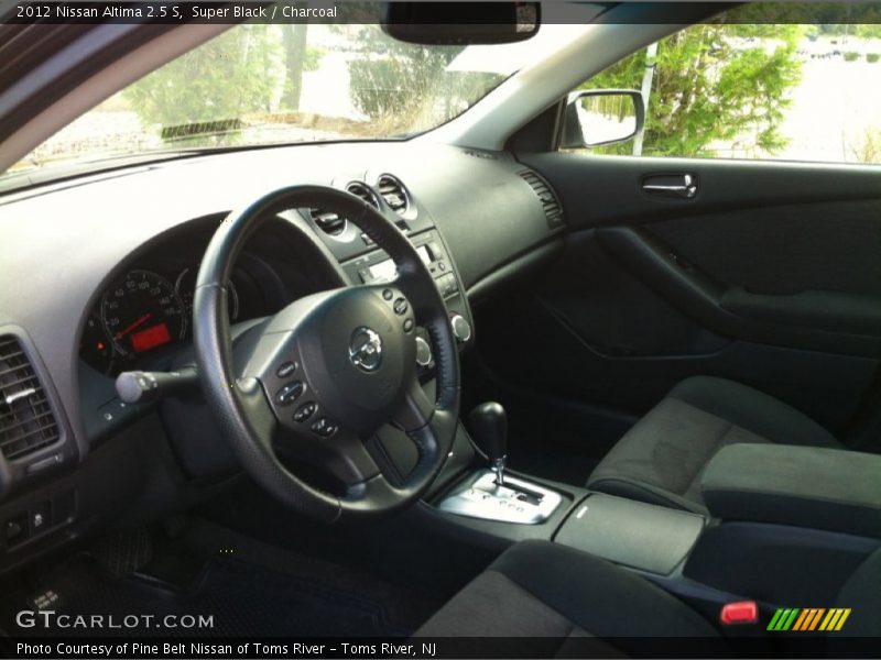Super Black / Charcoal 2012 Nissan Altima 2.5 S