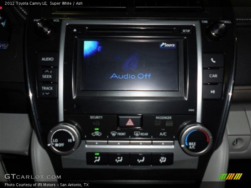 Super White / Ash 2012 Toyota Camry LE