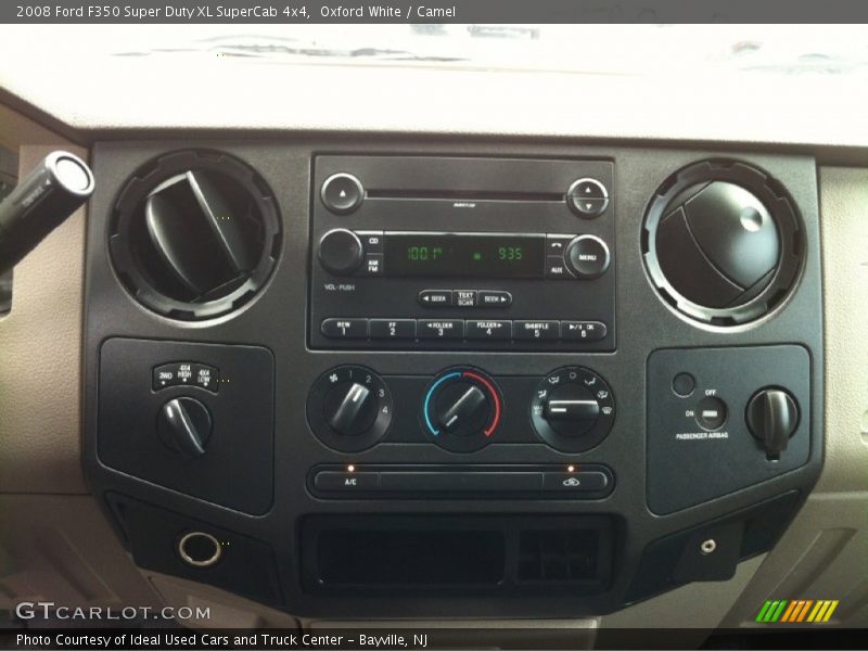 Oxford White / Camel 2008 Ford F350 Super Duty XL SuperCab 4x4