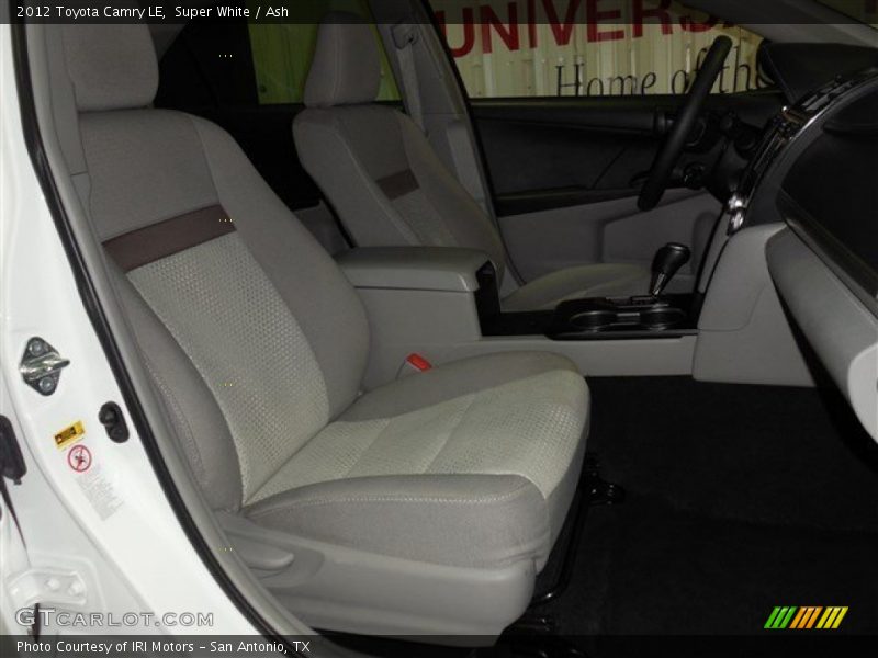 Super White / Ash 2012 Toyota Camry LE