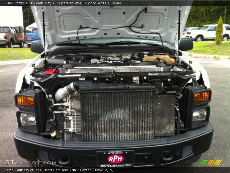 Oxford White / Camel 2008 Ford F350 Super Duty XL SuperCab 4x4