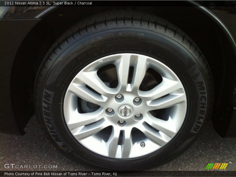 Super Black / Charcoal 2012 Nissan Altima 2.5 SL