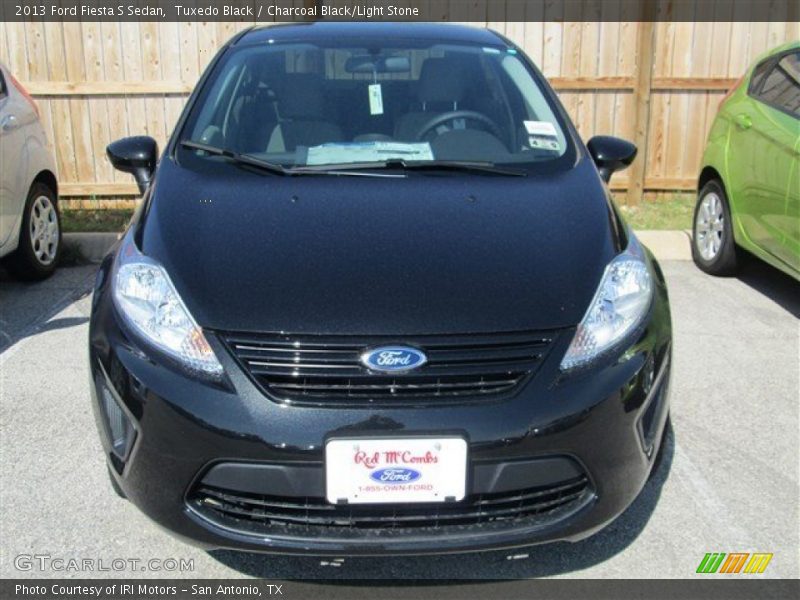 Tuxedo Black / Charcoal Black/Light Stone 2013 Ford Fiesta S Sedan