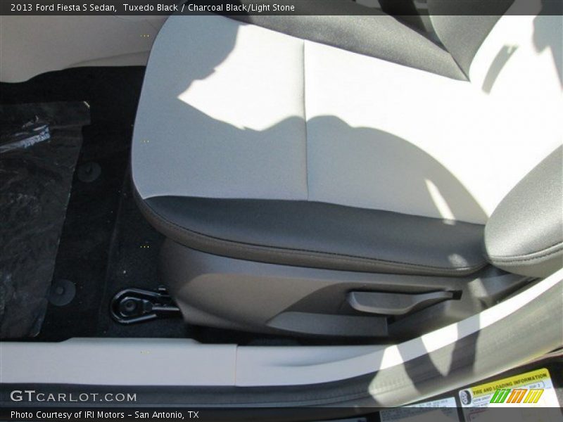 Tuxedo Black / Charcoal Black/Light Stone 2013 Ford Fiesta S Sedan