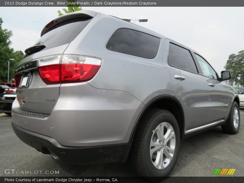 Billet Silver Metallic / Dark Graystone/Medium Graystone 2013 Dodge Durango Crew