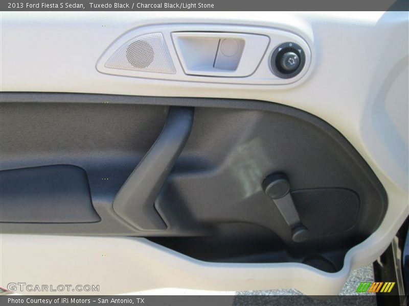 Tuxedo Black / Charcoal Black/Light Stone 2013 Ford Fiesta S Sedan