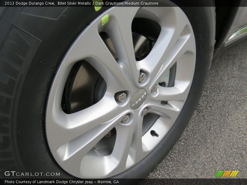 Billet Silver Metallic / Dark Graystone/Medium Graystone 2013 Dodge Durango Crew