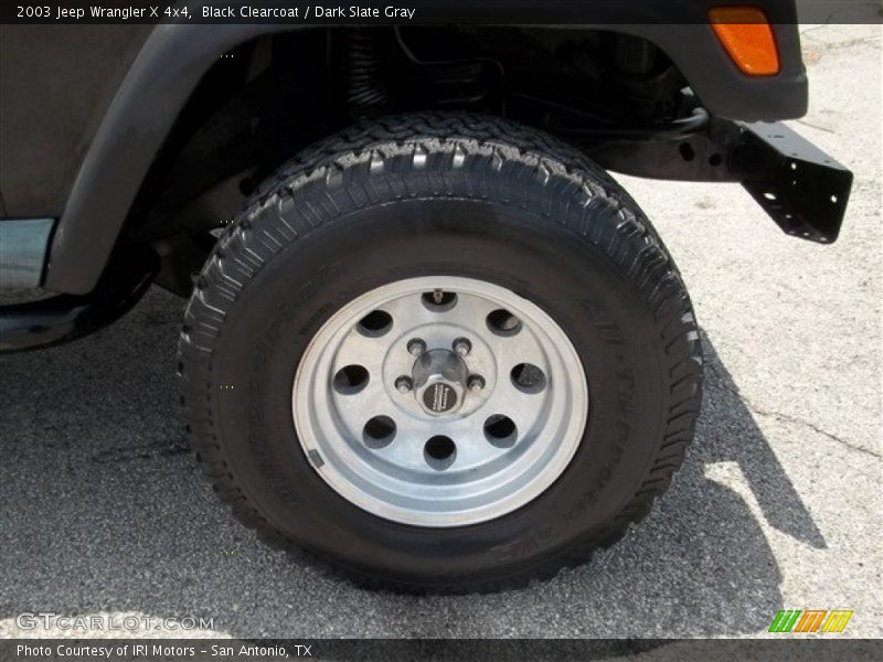Black Clearcoat / Dark Slate Gray 2003 Jeep Wrangler X 4x4