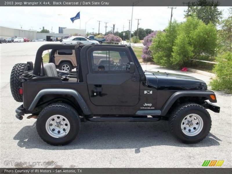 Black Clearcoat / Dark Slate Gray 2003 Jeep Wrangler X 4x4