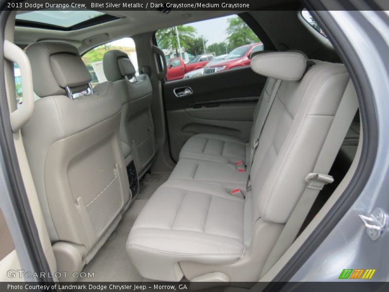 Billet Silver Metallic / Dark Graystone/Medium Graystone 2013 Dodge Durango Crew