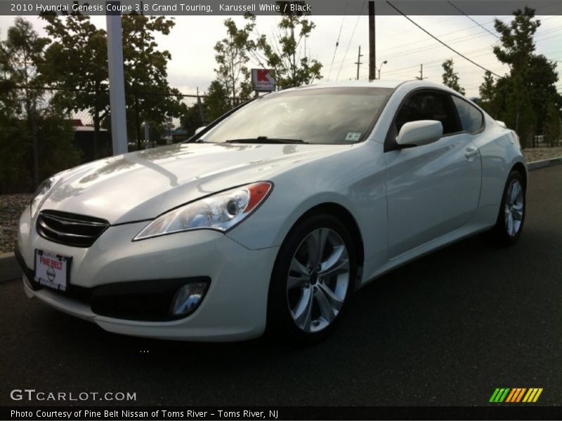 Karussell White / Black 2010 Hyundai Genesis Coupe 3.8 Grand Touring